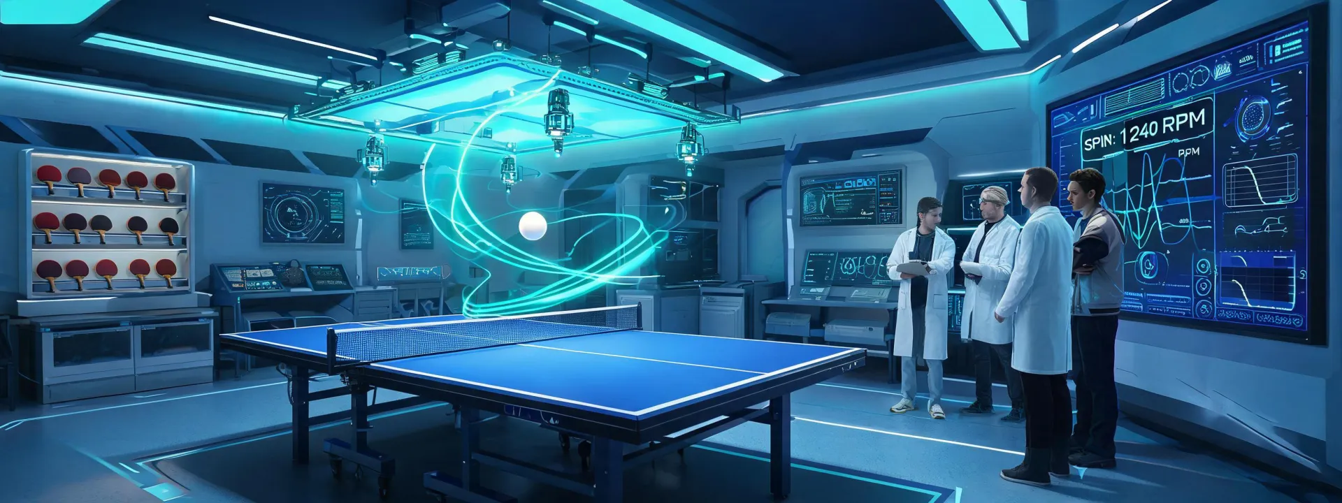 Table tennis testing lab